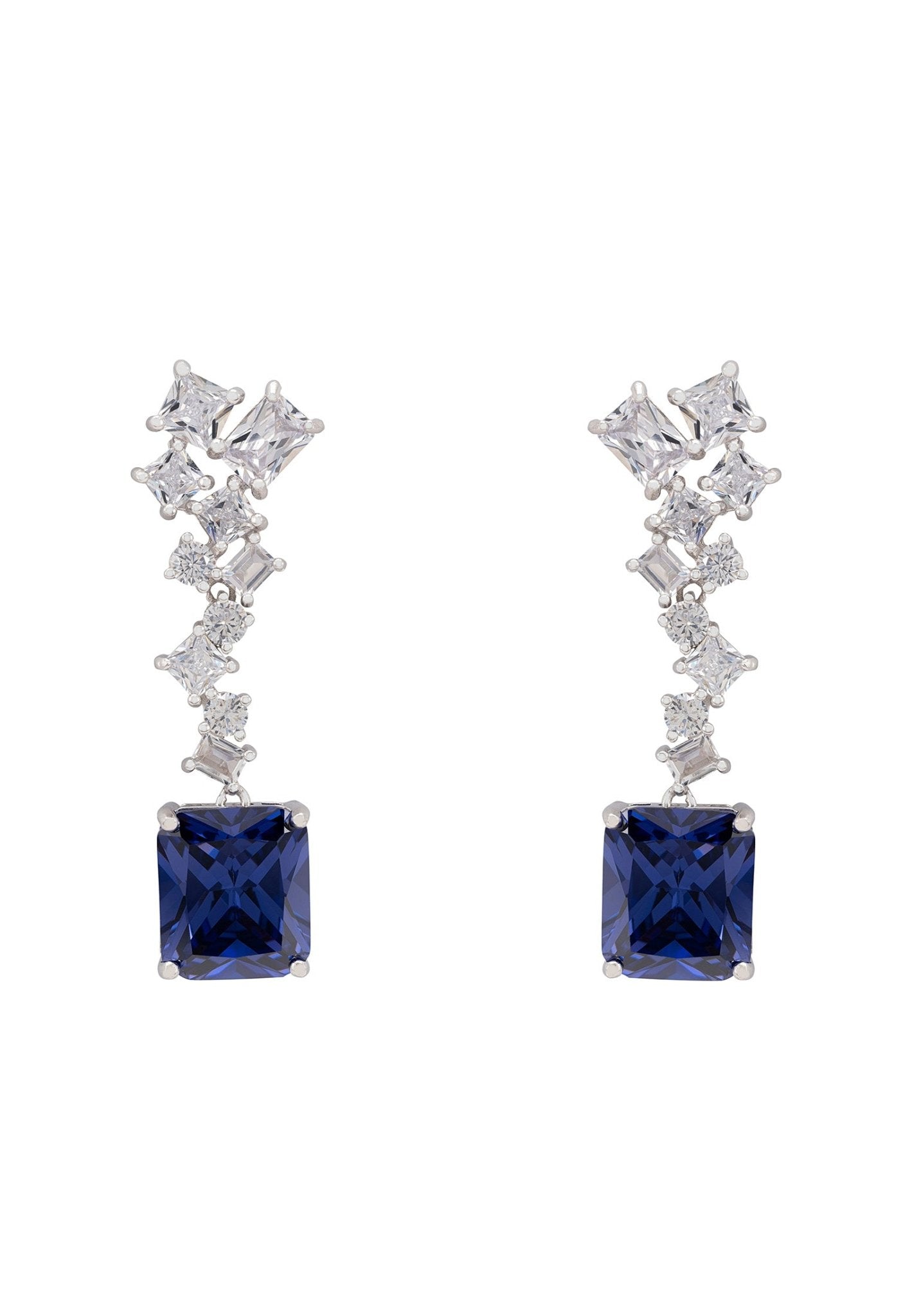 Diana Tansanit Tropfen Ohrringe aus 925 Sterling Silber - Eleganter Luxusschmuck für Damen