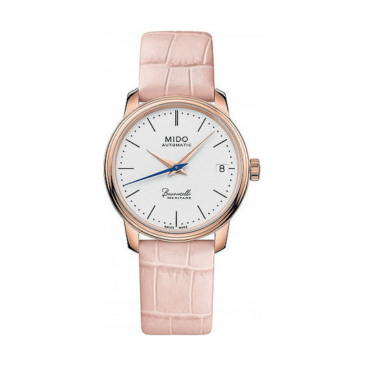 Ladies’ Luxury Automatic Watch – Mido 33mm | Elegant Leather Timepiece by LevarJewelz