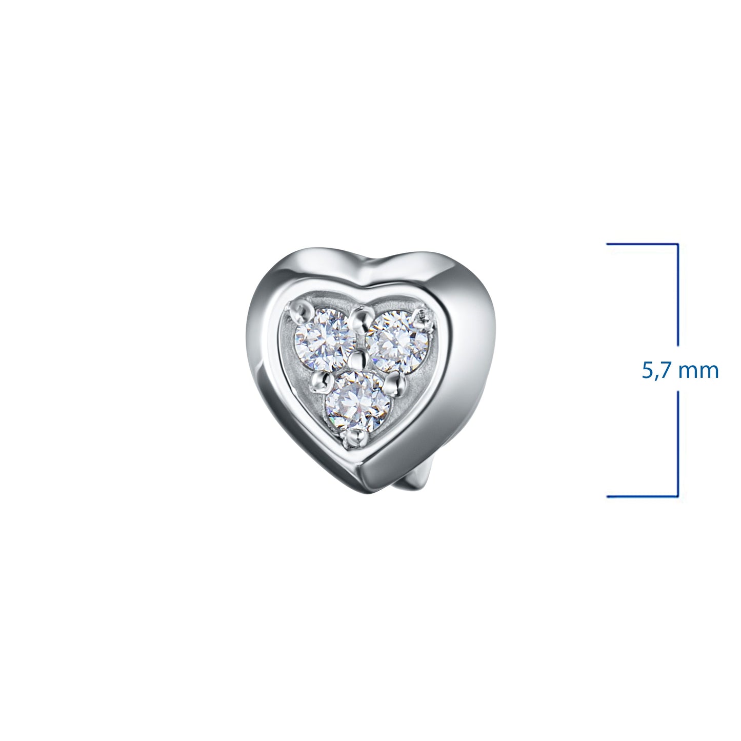 Ohrstecker aus Sterlingsilber mit 6 Diamanten im Rundschliff – Luxusschmuck von LevarJewelz