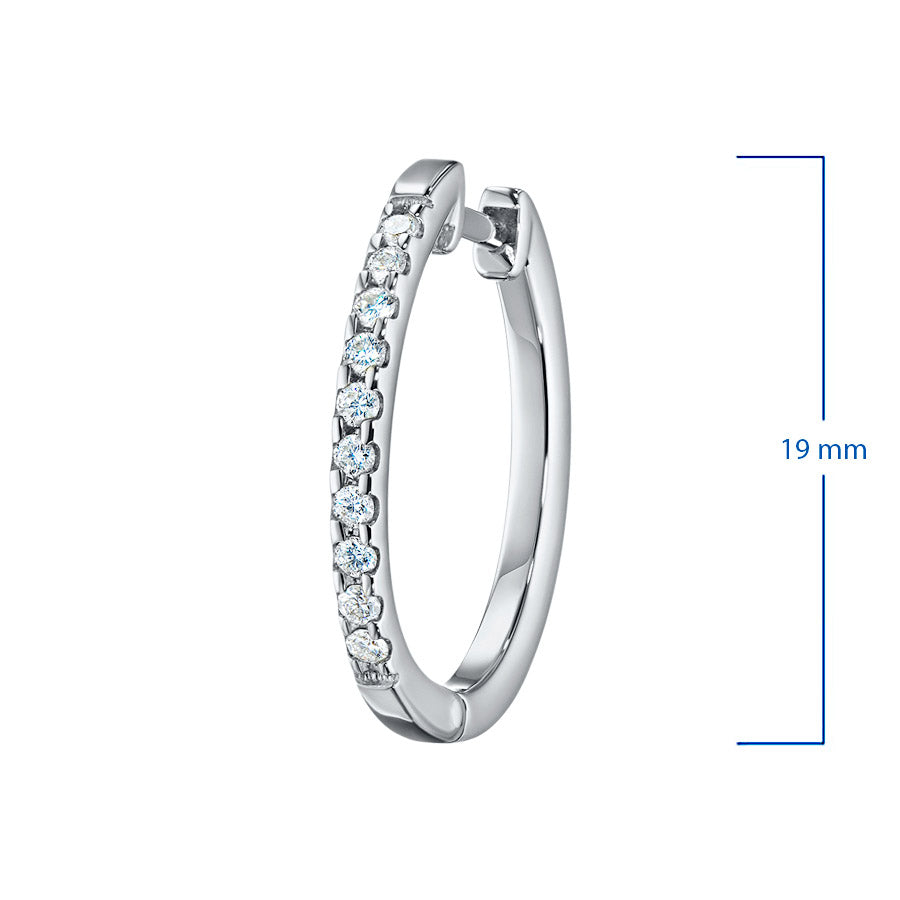Sterling Silber Ohrringe mit makellosen Diamanten - Luxusschmuck von LevarJewelz