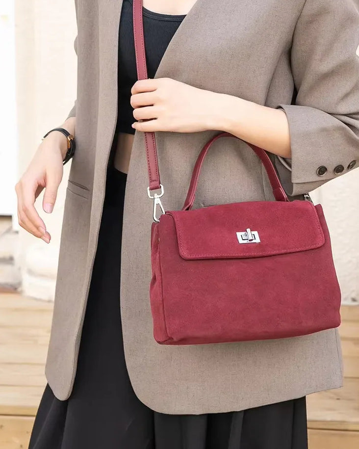 Women’s Genuine Leather Crossbody Messenger Bag
