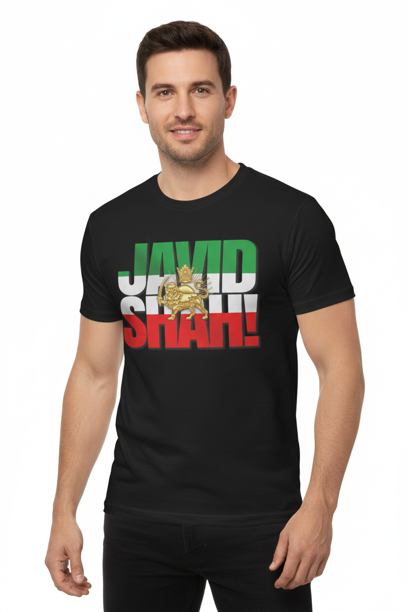 MIGA T-shirt met leeuw en kroonprint voor dames en heren | T-shirt met korte mouwen
