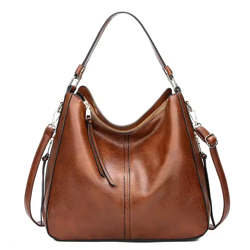 Vegan Leren Hobo Handtas voor Dames Grote Designer Schoudertas Crossbody Tas Vintage Stijl van LevarJewelz
