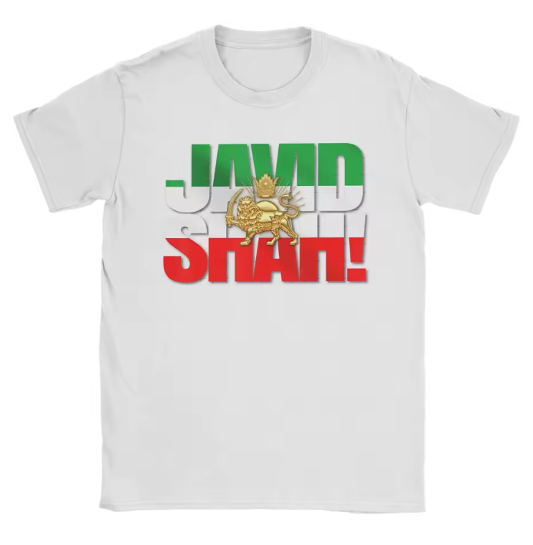 MIGA T-shirt met leeuw en kroonprint voor dames en heren | T-shirt met korte mouwen