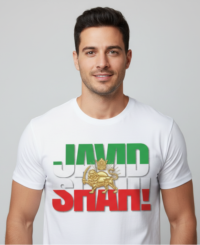 MIGA T-shirt met leeuw en kroonprint voor dames en heren | T-shirt met korte mouwen
