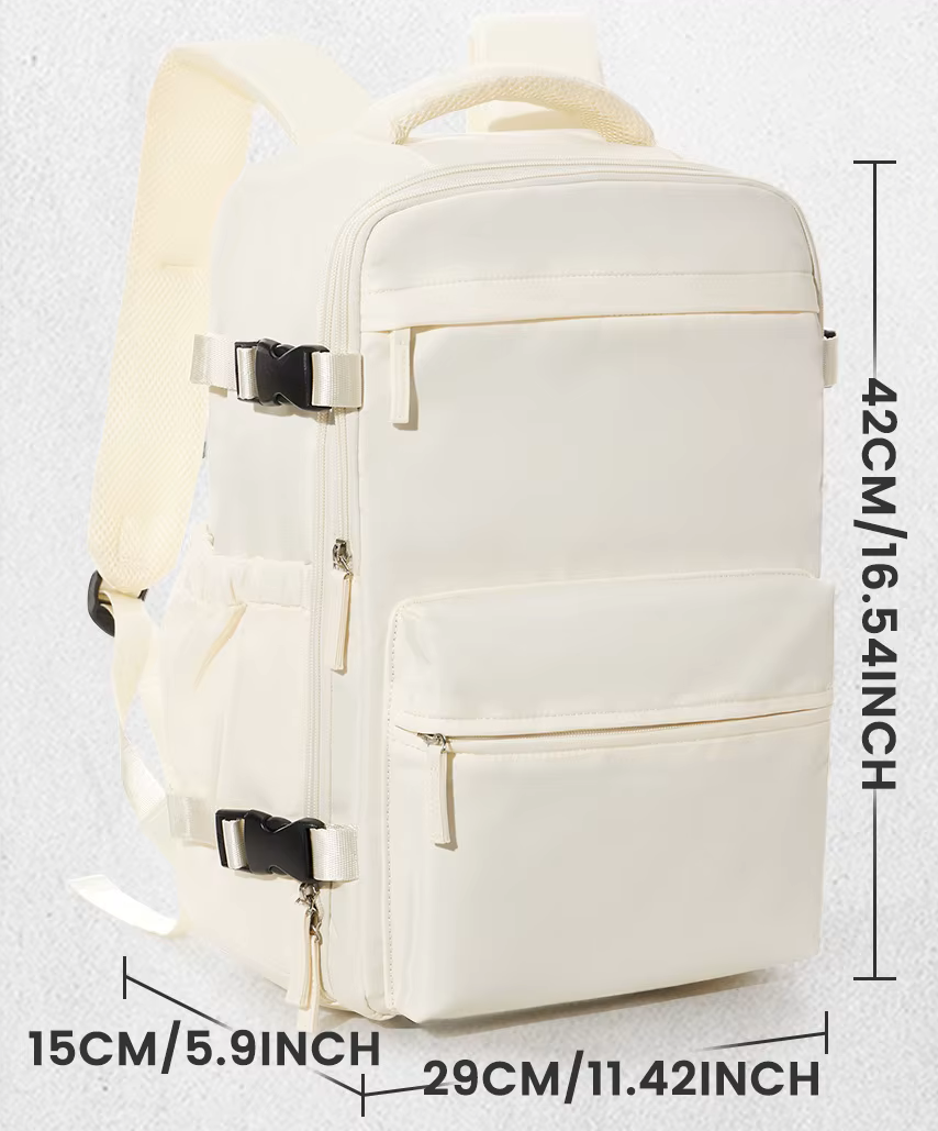 Ryanair Cabin Reisrugzak met Pomp – Air Vacuum Compressie Laptoptas voor Mannen & Vrouwen, Vlucht Handbagage