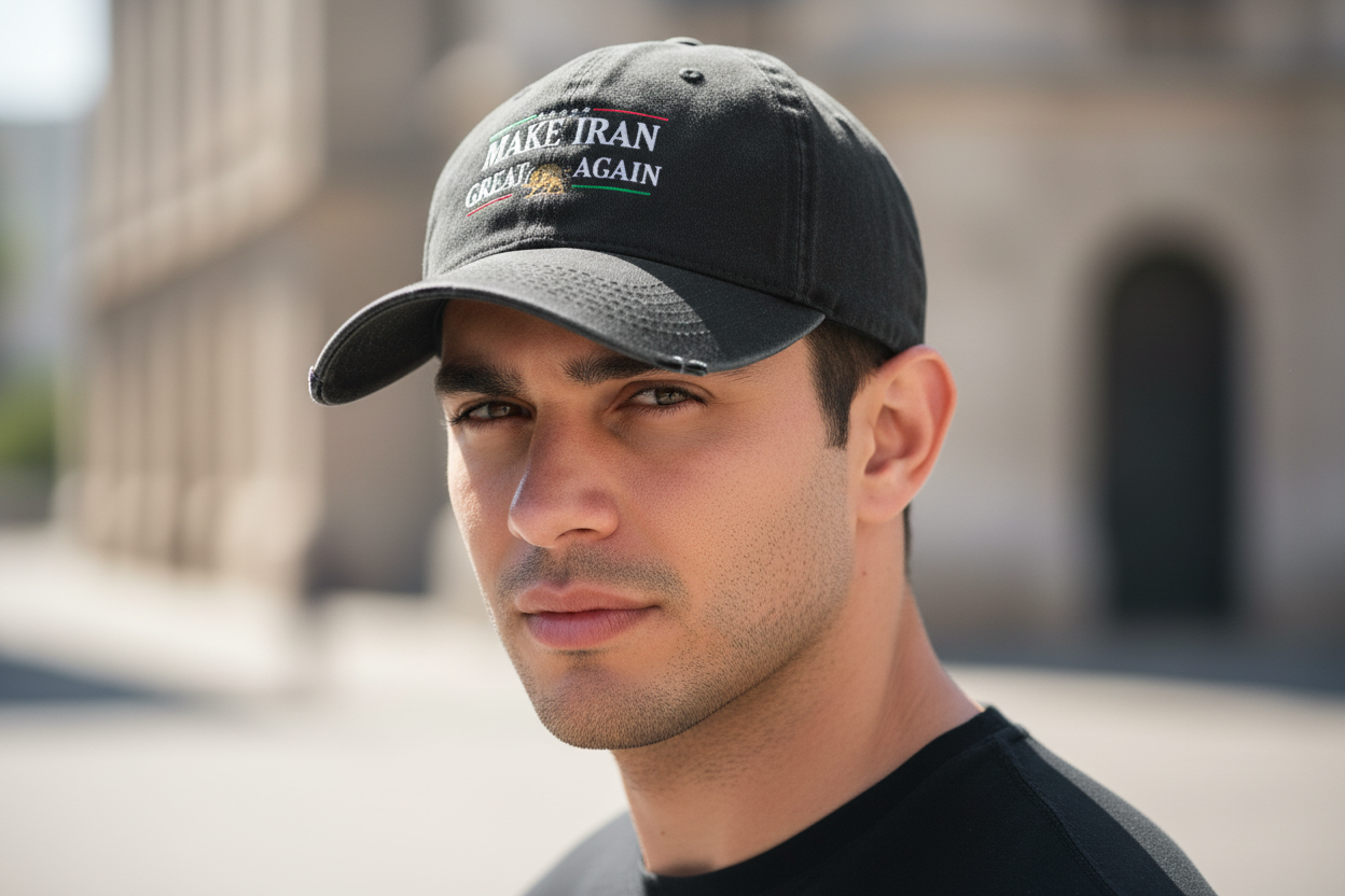 Make Iran Great Again Verstelbare pet voor mannen en vrouwen - Stijlvolle hoed van LevarJewelz 