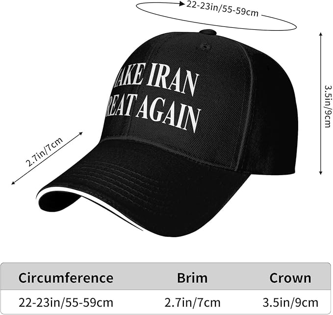 MIGA Cap – Make Iran Great Again Unisex Hat for Men and Women | Cultural Streetwear Cap
