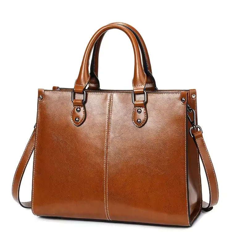 Dameshandtas van echt leer Crossbody Schoudertas – Elegante kantoor- en alledaagse designerstijl van LevarJewelz