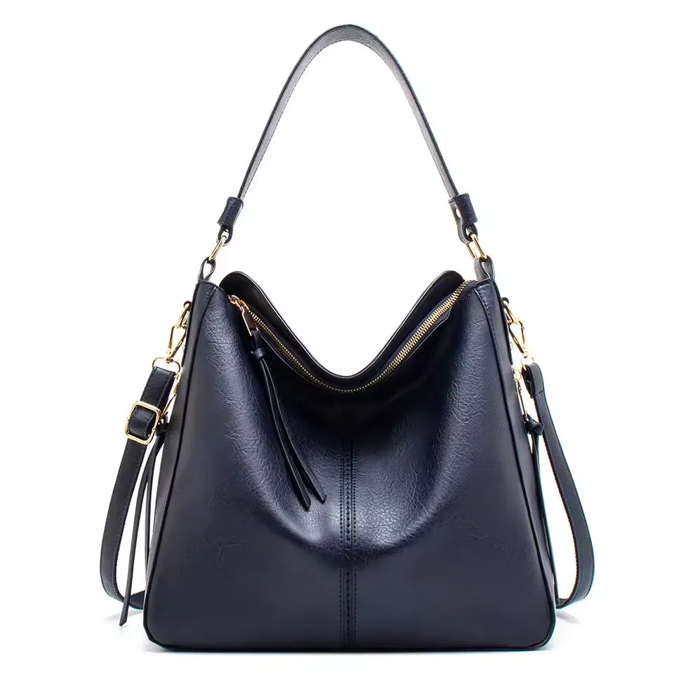 Vegan Leren Hobo Handtas voor Dames Grote Designer Schoudertas Crossbody Tas Vintage Stijl van LevarJewelz