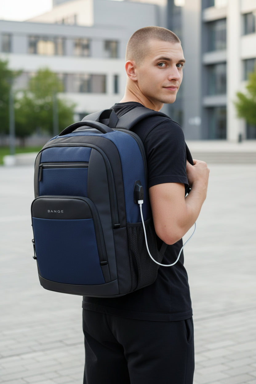 Laptop Rugzak voor Mannen en Vrouwen – School, Werk, Reizen met USB-poort