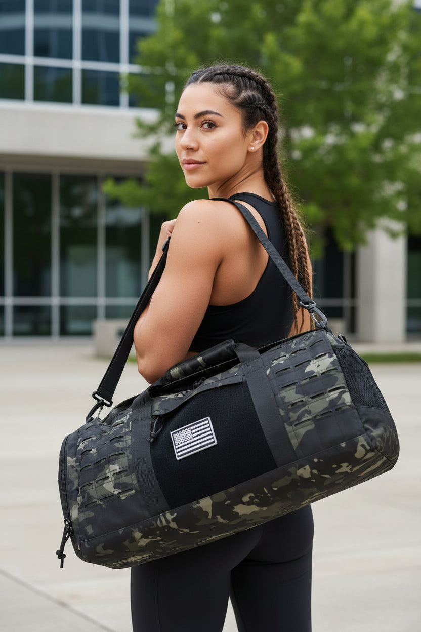 40L Tactische Sport Gym Reistas voor Heren en Dames – Reis-, Fitness-, Basketbal- en Buitentas van LevarJewelz
