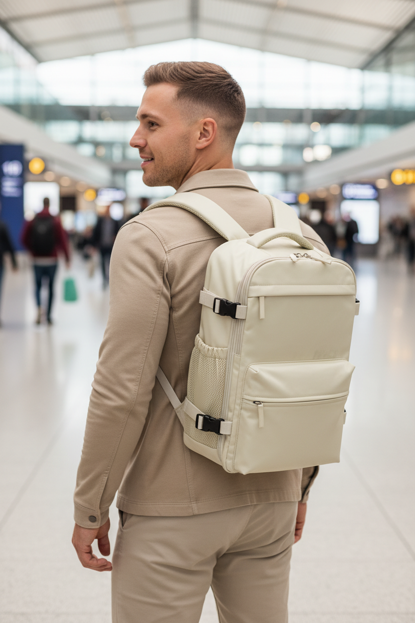 Ryanair Cabin Reisrugzak met Pomp – Air Vacuum Compressie Laptoptas voor Mannen & Vrouwen, Vlucht Handbagage