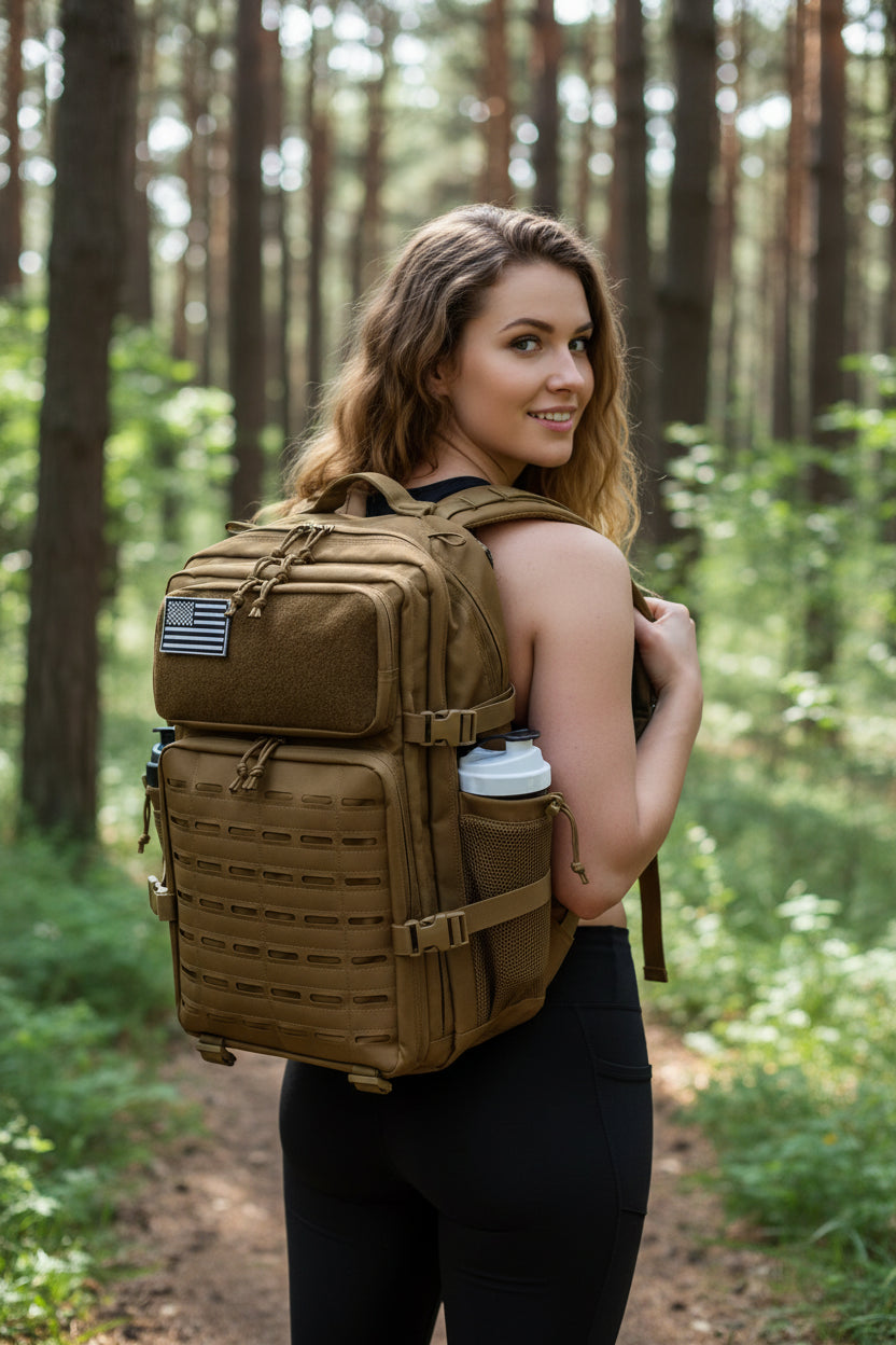 45L Tactische Rugzak voor Mannen en Vrouwen – Outdoor Wandelen, Kamperen, Reizen en Survival Rugzak door LevarJewelz