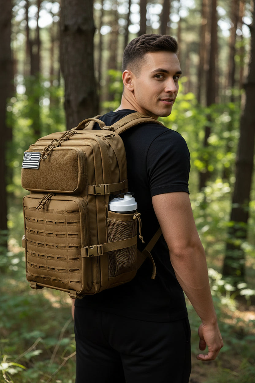 45L Tactische Rugzak voor Mannen en Vrouwen – Outdoor Wandelen, Kamperen, Reizen en Survival Rugzak door LevarJewelz