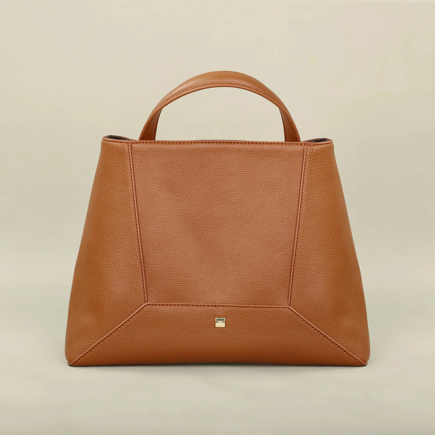 Echte leren draagtas voor dames – Geometrische schoudertas voor werk, winkelen en dagelijks gebruik | LevarJewelz