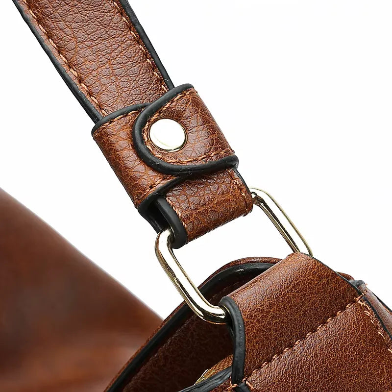 Vegan Leren Hobo Handtas voor Dames Grote Designer Schoudertas Crossbody Tas Vintage Stijl van LevarJewelz