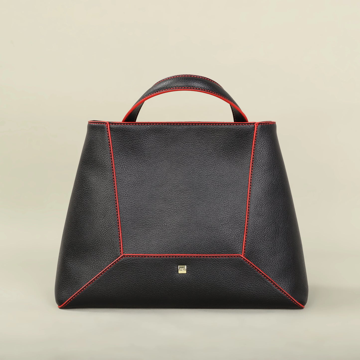 Echte leren draagtas voor dames – Geometrische schoudertas voor werk, winkelen en dagelijks gebruik | LevarJewelz