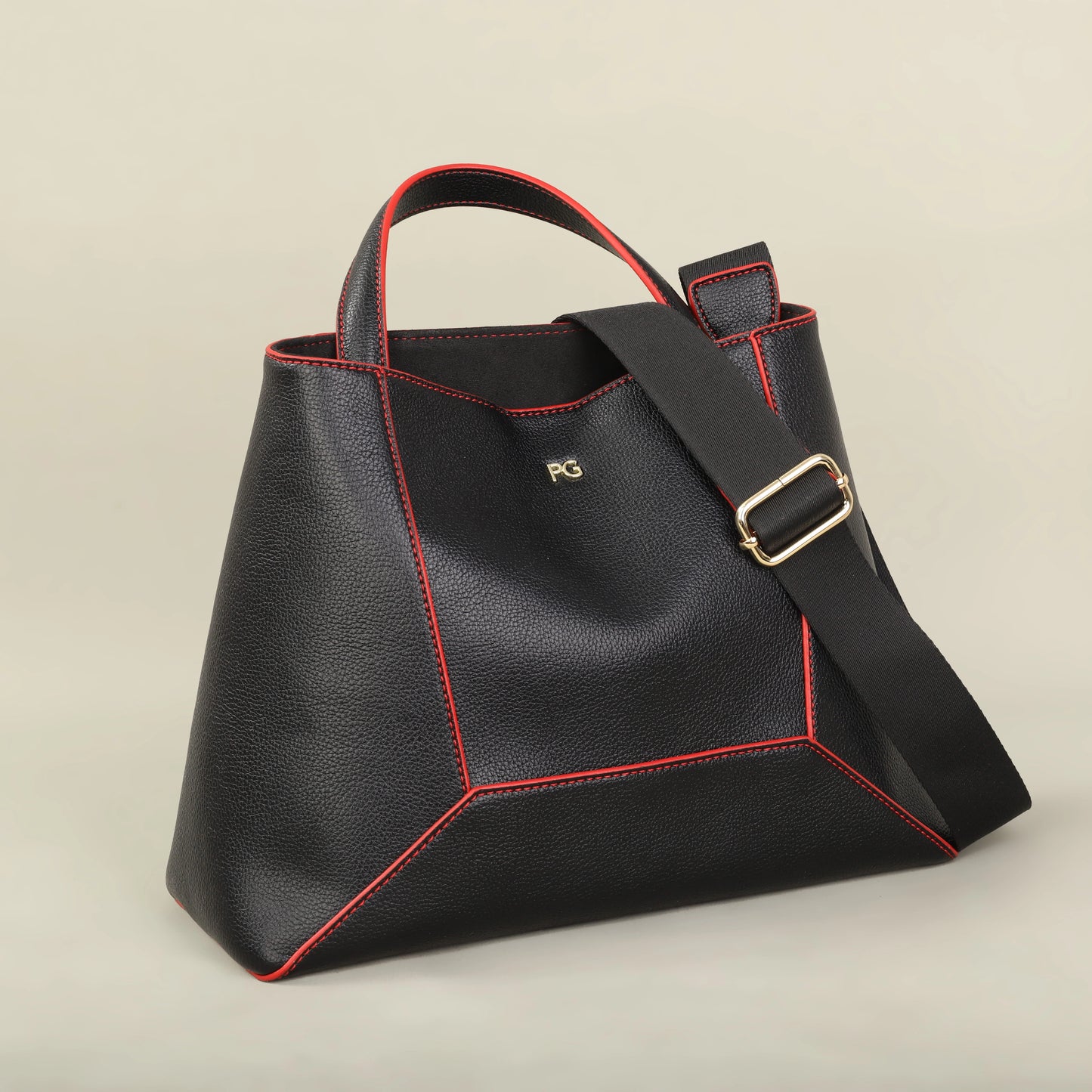 Echte leren draagtas voor dames – Geometrische schoudertas voor werk, winkelen en dagelijks gebruik | LevarJewelz