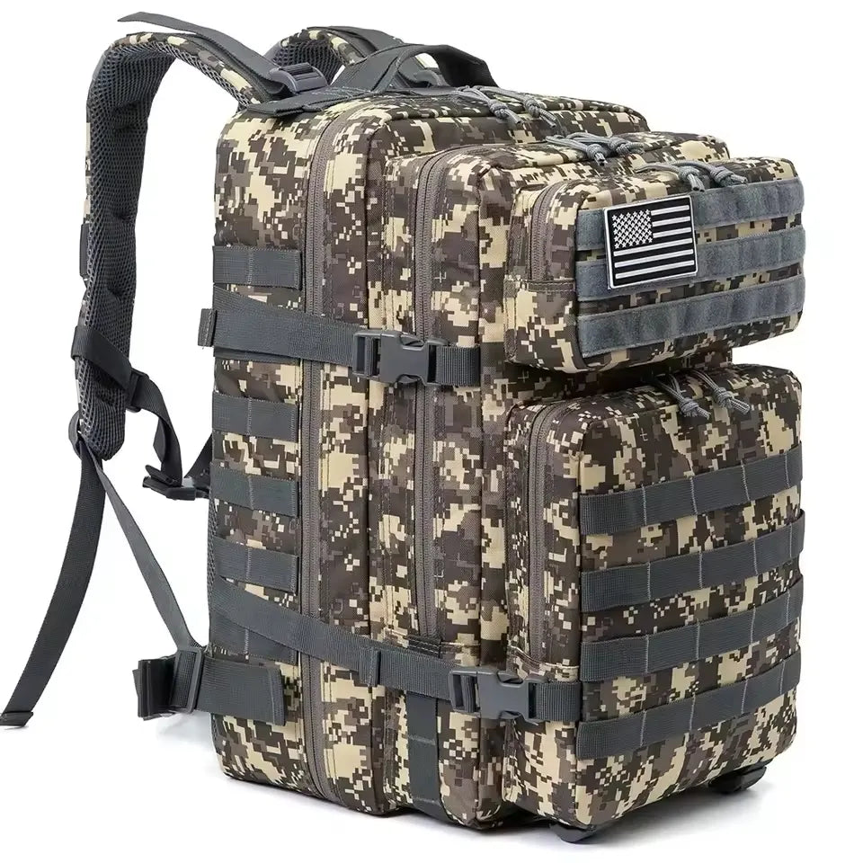 45L Tactische Rugzak voor Mannen en Vrouwen – Outdoor Wandelen, Kamperen, Reizen en Survival Rugzak door LevarJewelz
