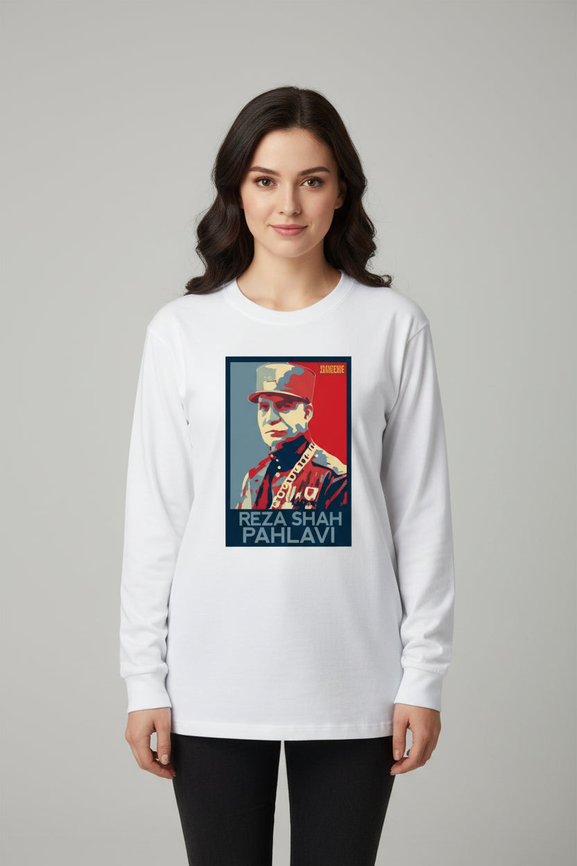 Reza Shah Pahlavi T-shirt – Vintage gewassen, korte en lange mouwen | LevarJewelz