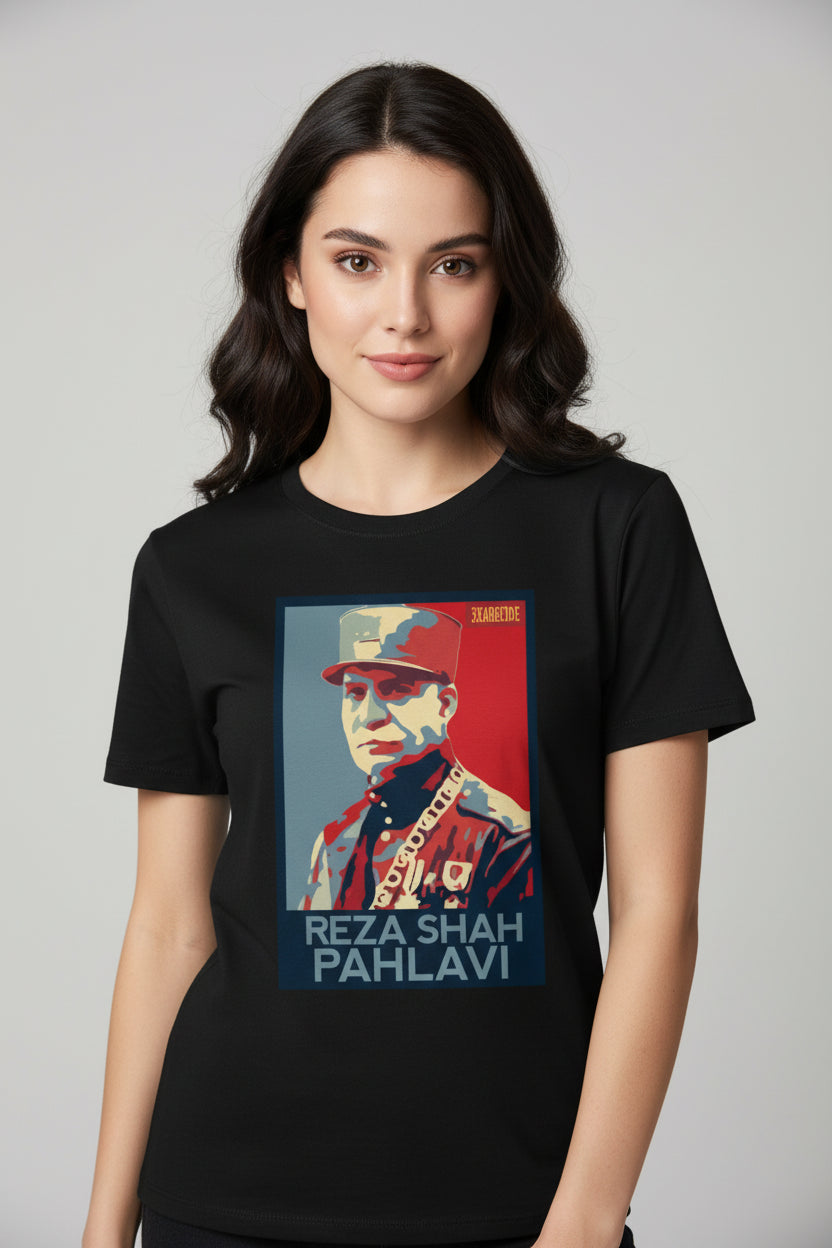 Reza Shah Pahlavi T-shirt – Vintage gewassen, korte en lange mouwen | LevarJewelz
