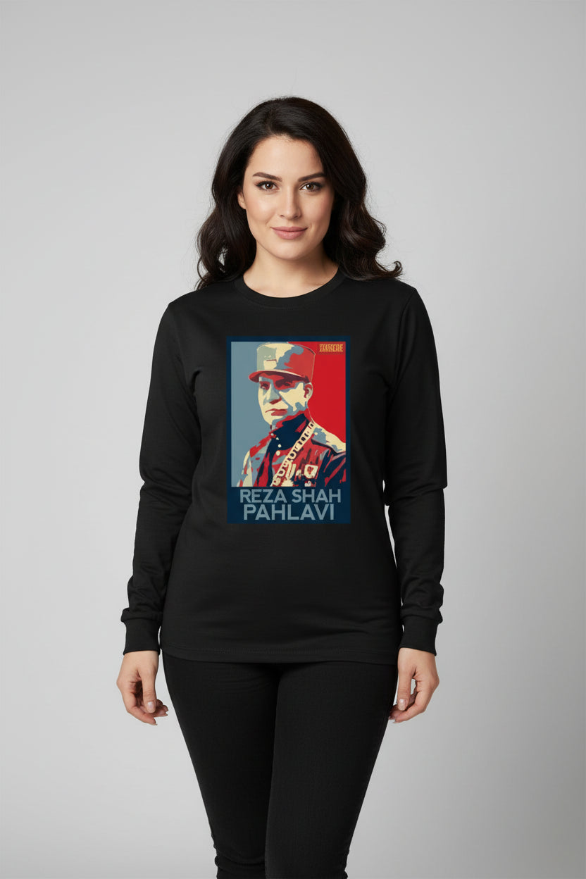 Reza Shah Pahlavi T-shirt – Vintage gewassen, korte en lange mouwen | LevarJewelz