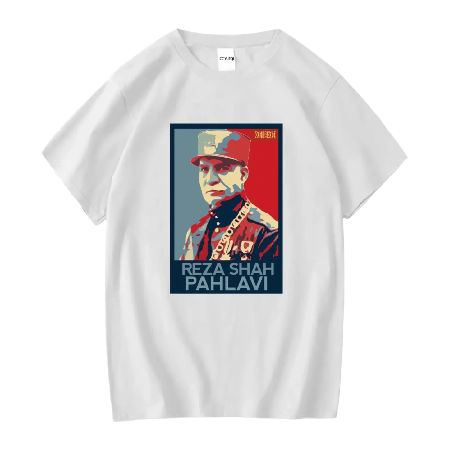 Reza Shah Pahlavi T-shirt – Vintage gewassen, korte en lange mouwen | LevarJewelz