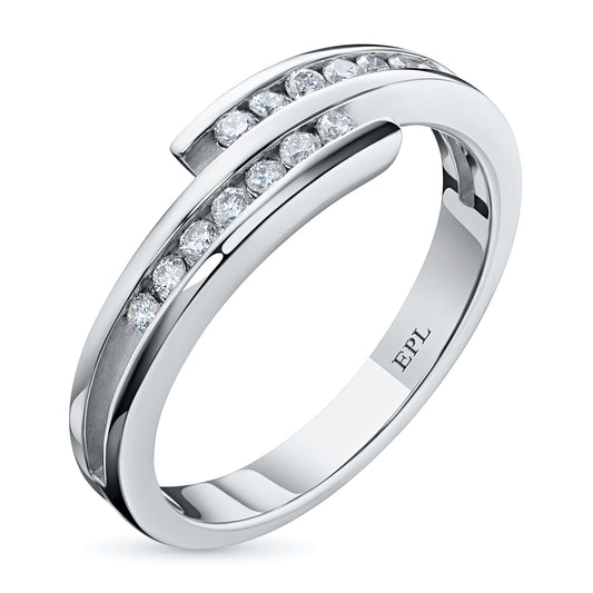 Luxury Sterling Silver Ring with Flawless Diamonds - Exclusive Jewelry by LevarJewelz