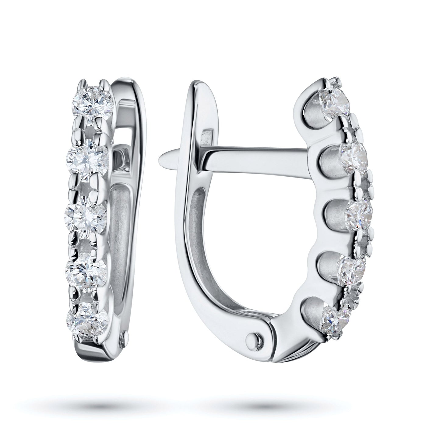 Luxuriöse Sterlingsilber-Ohrringe mit makellosen Diamanten – Eleganter Schmuck für Männer und Frauen von LevarJewelz 