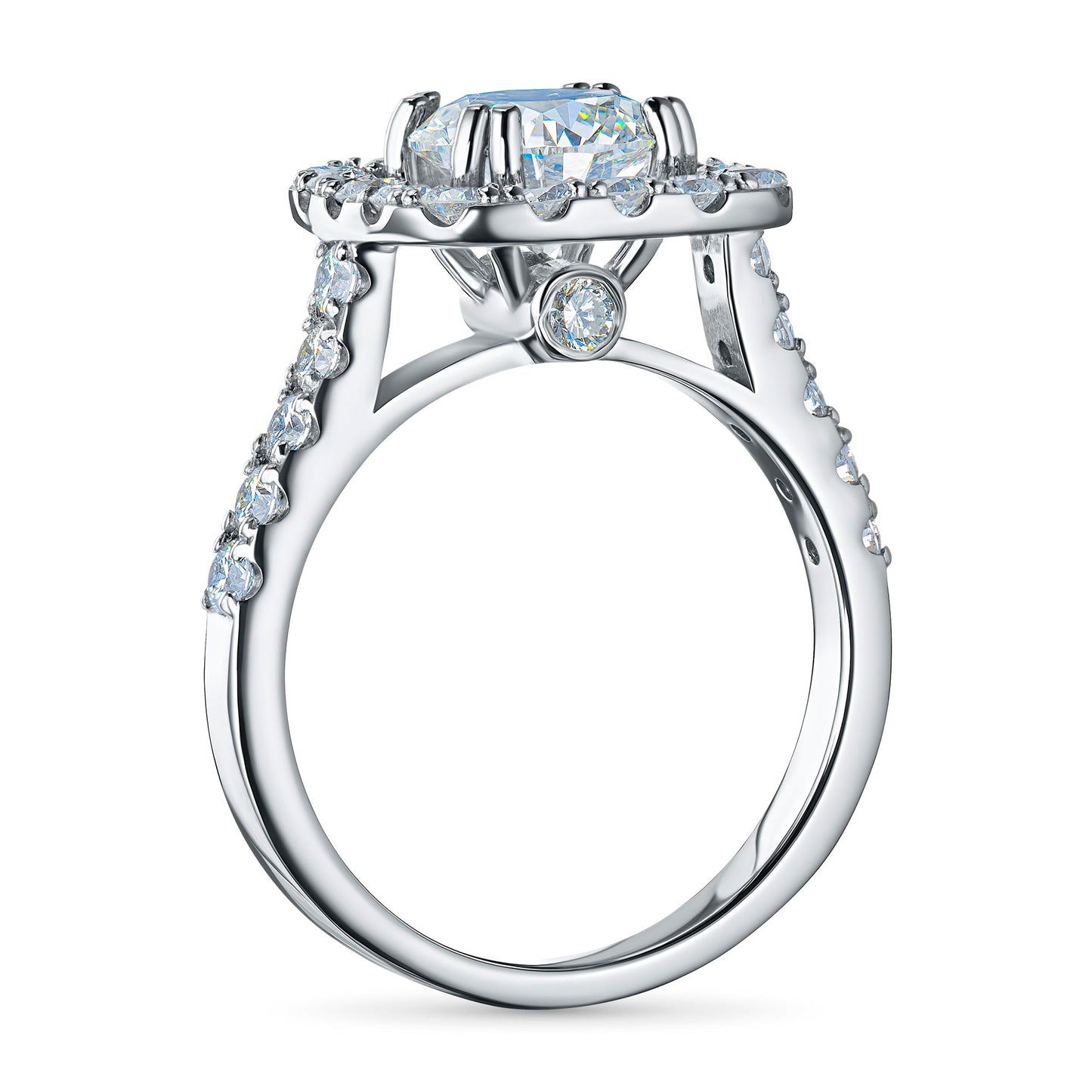 Witgouden ring met 29 ronde diamanten 2.509 CT.TW – Luxe sieraden voor dames en heren van LevarJewelz