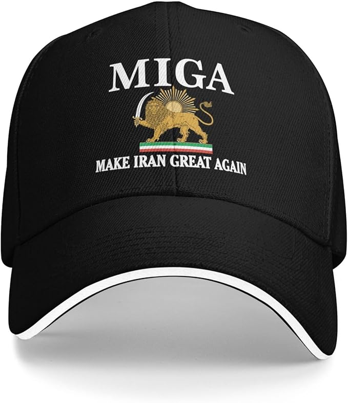 MIGA Cap – Make Iran Great Again Hat for Men & Women | Persian Heritage Style by LevarJewelz